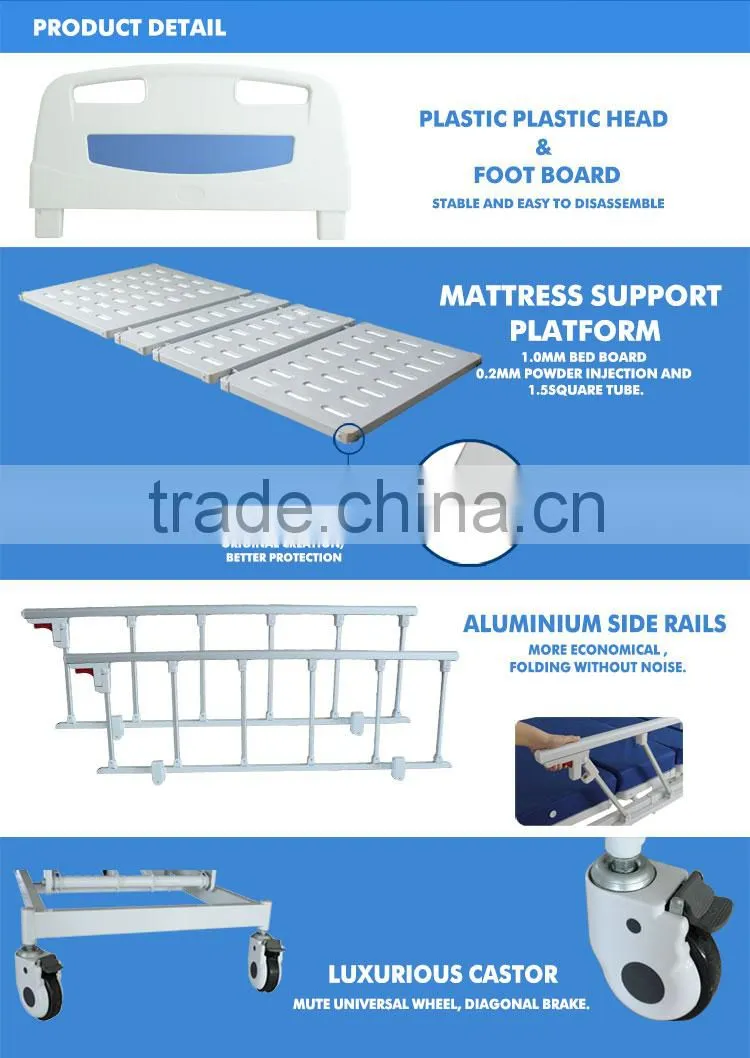 Wholesale cheap price hospital equipment ceragem price four crank hospital manual bed