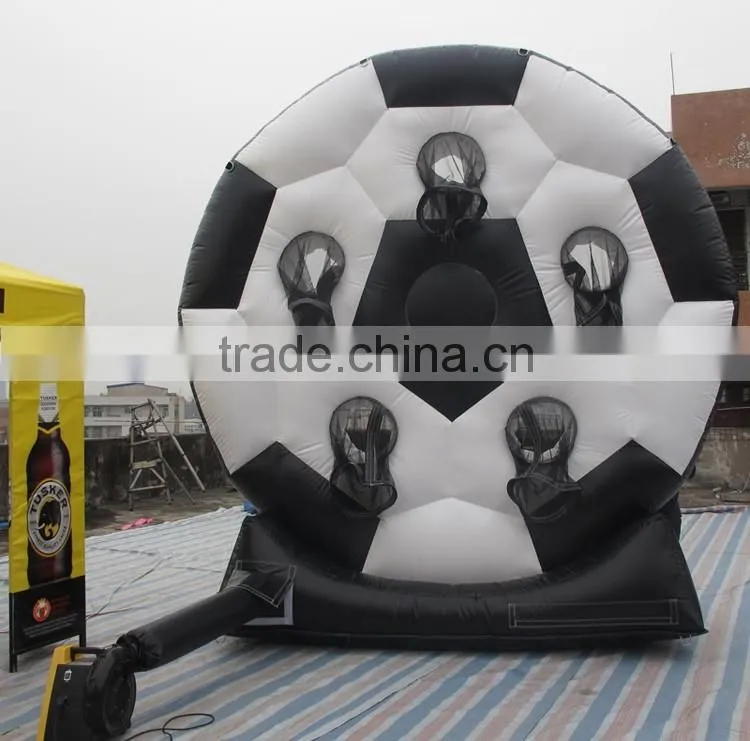 13ft tall soccer goal giant inflatable football darts game for kids and adults