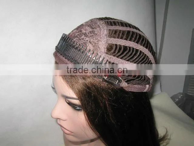 3/4 hair wig,16'',1B#,straight,100% human hair wig accept paypal payment
