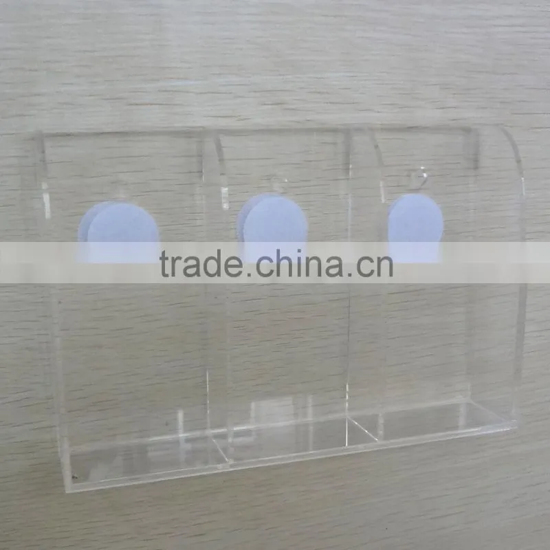 hot sale transparent remote control receive storage box holder