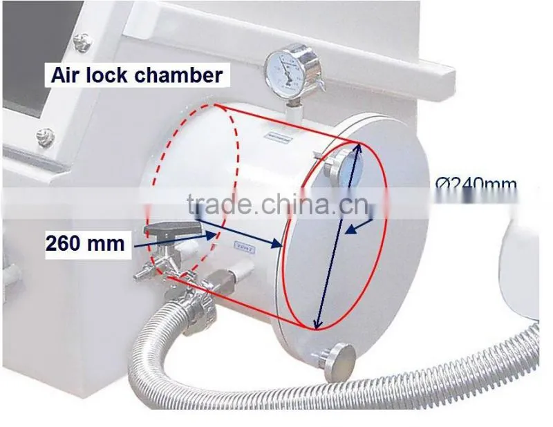 hot sale Stainless Steel Vacuum Glove Box