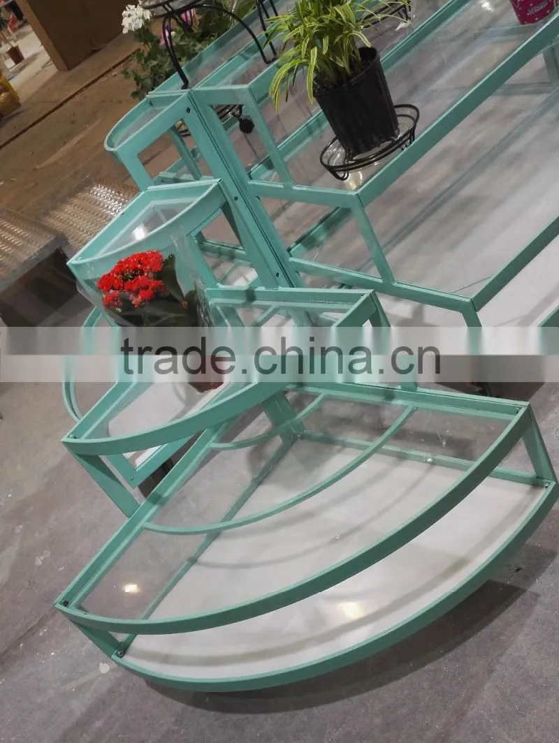 flower pot trade show display racks