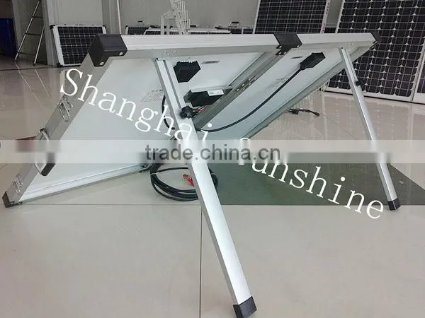 High efficiency outdoor foldable solar panel kit
