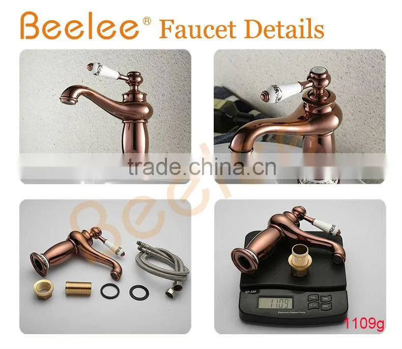 Brass Tap Basin Mixer Tap Bathroom Faucet Water Faucets QC14016