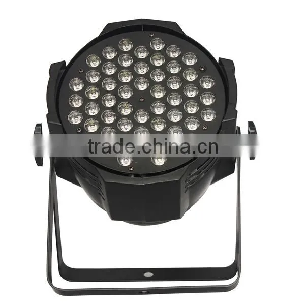 DMX 512 professional stage light rgbwa led 54*3w Aluminum LED par light