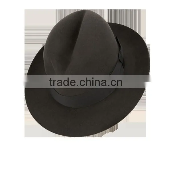 Traditional Wool Felt Fedora Hat