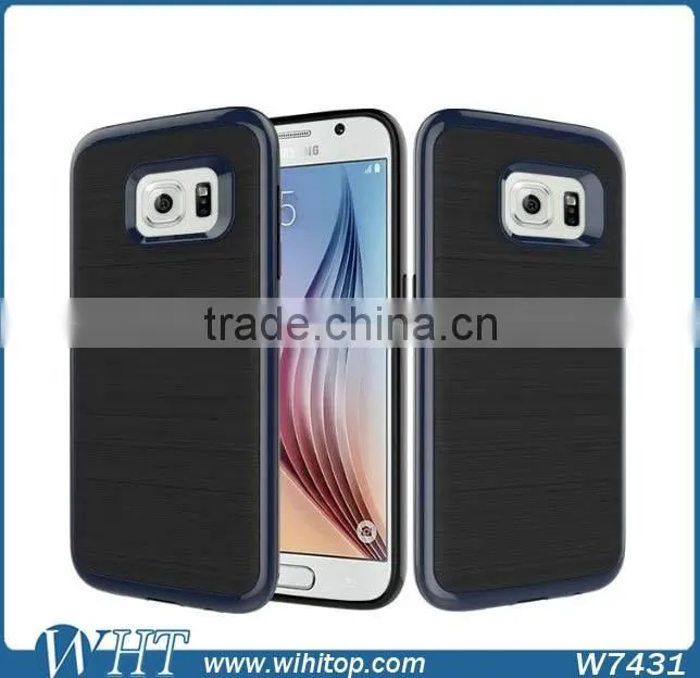Hybrid TPU PC Brushed Slim Armor for Samsung Galaxy S7 S7 Edge Phone Case