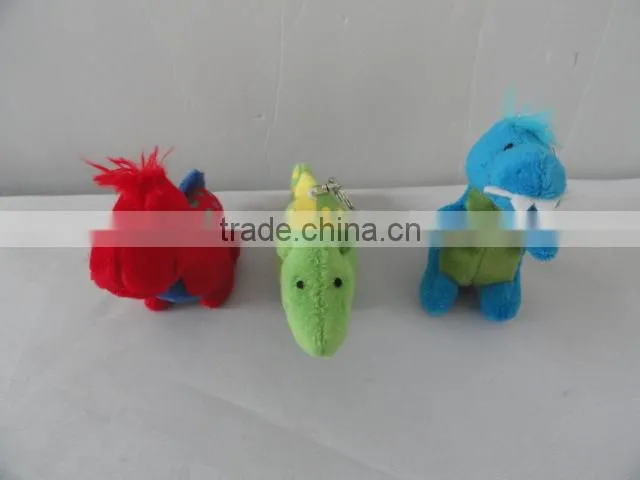 Colorful Mini Stuffed Plush Dinosaur Collection, Plush Dinosaur Keychain
