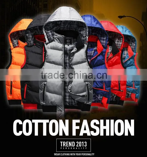 wholesale custom padded vest jackets for winter 1328