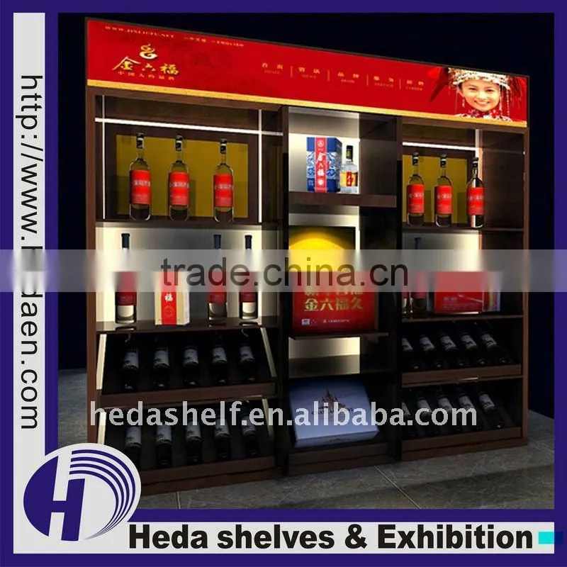 Combined Store Cigarette and Wine Display