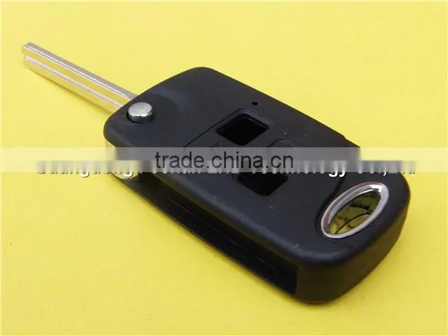 Conversion flip remote key fob case cover for LEXUS 2 button car key shell