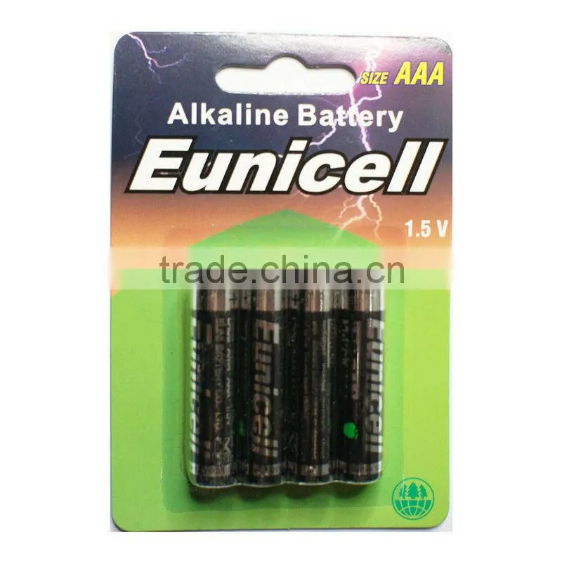 AAA Size and Zn/MnO2 Battery Type 1.5v dry cell battery AA AAA AAAA