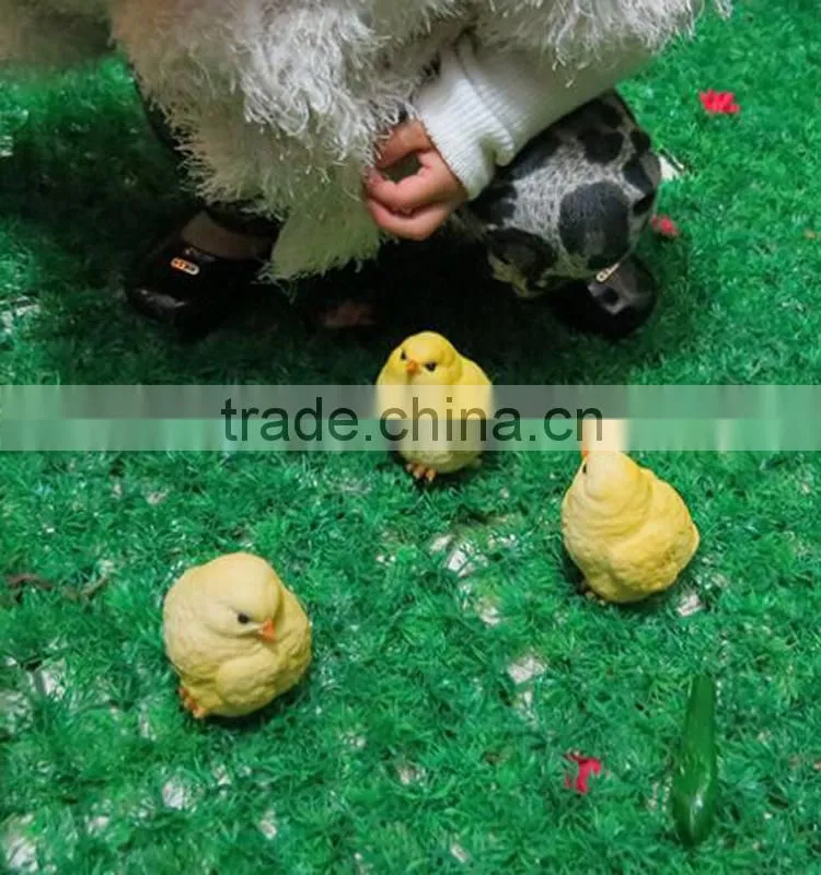 Garden decor cute wholesale polyresin rooster figurine
