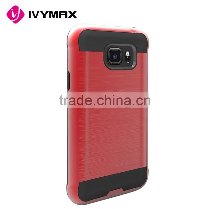 Manufacturers looking for distributors hair line metallic rubberized matte pc phone case for samsung galaxy S7 active