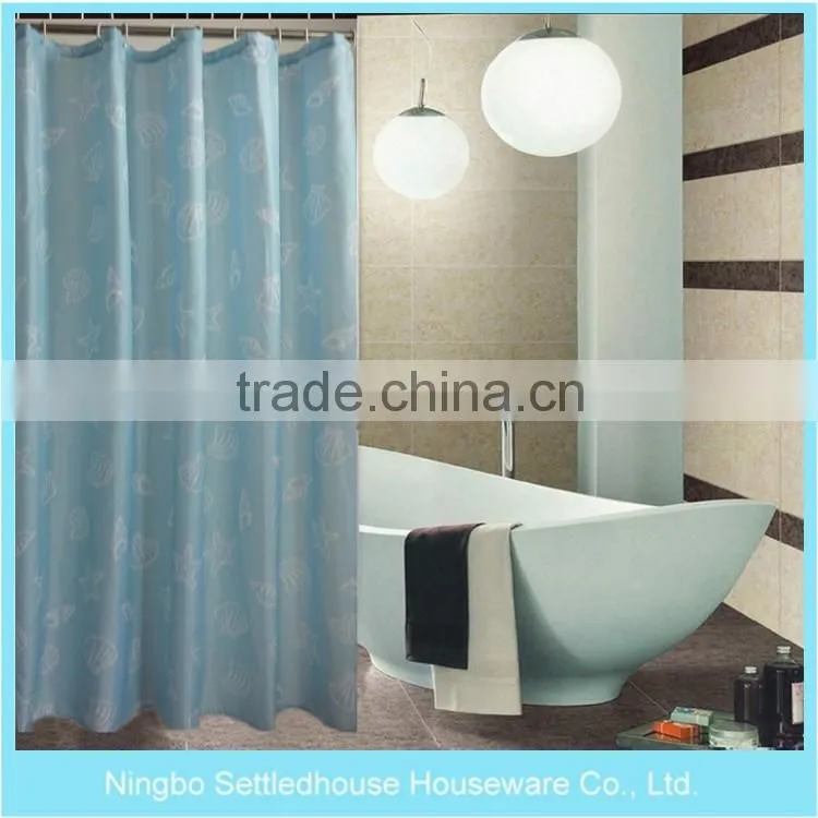 new design water proof Printing pvc shower curtain fabric