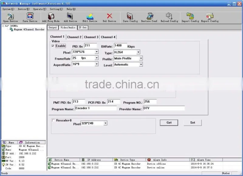 SC-1302 Magum 4-channel IPTV encoder