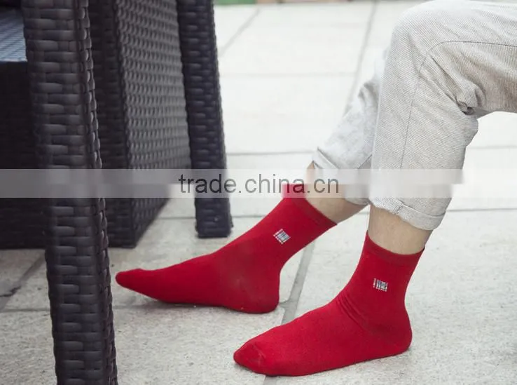 zhuji china socks manufacturer direct selling custom man business casual cotton socks