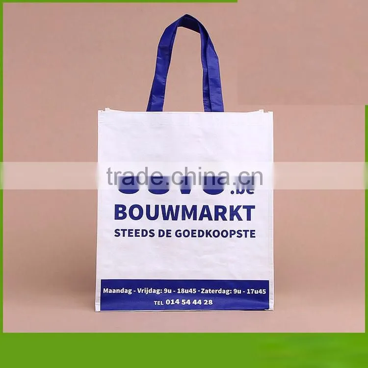 2016 China supplier wholesale handbag ladies tote shopping PP non woven bag
