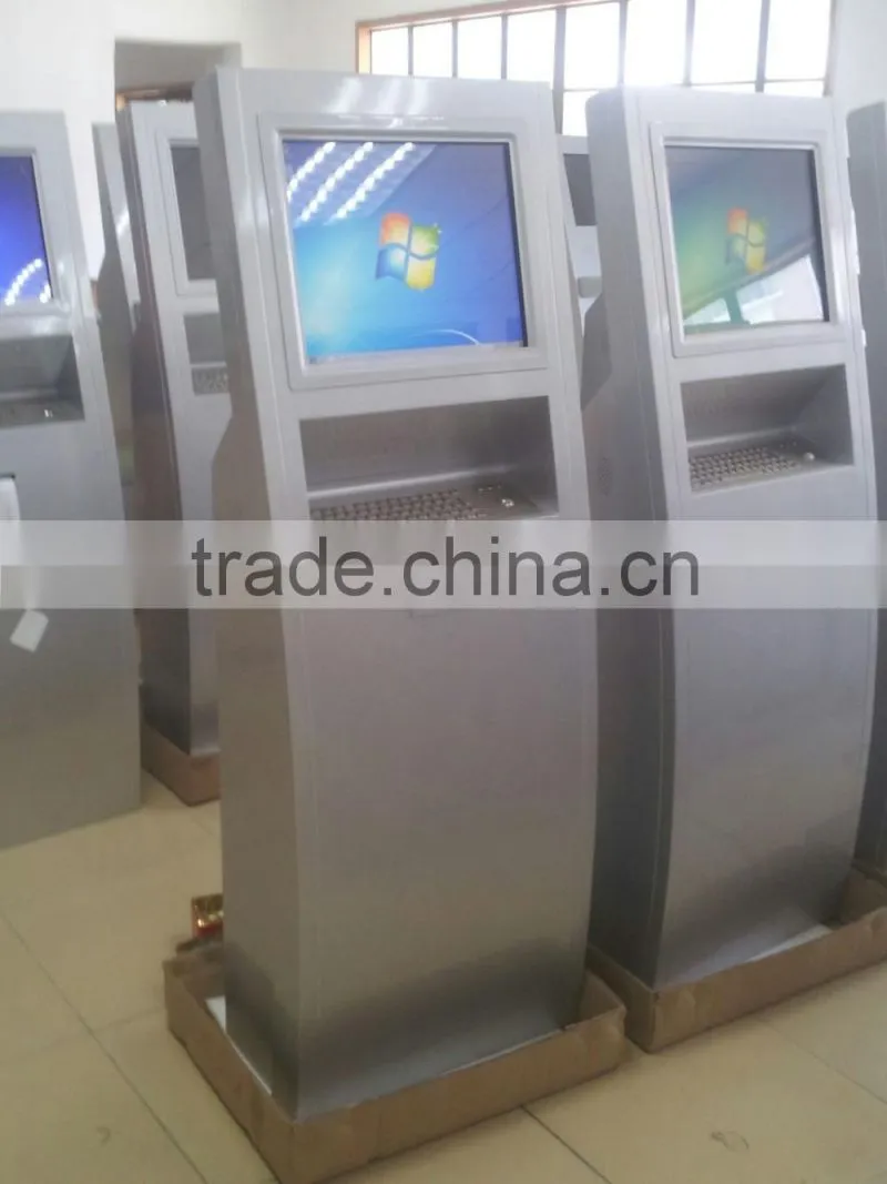 Freestanding Self Service Touch Screen Payment information