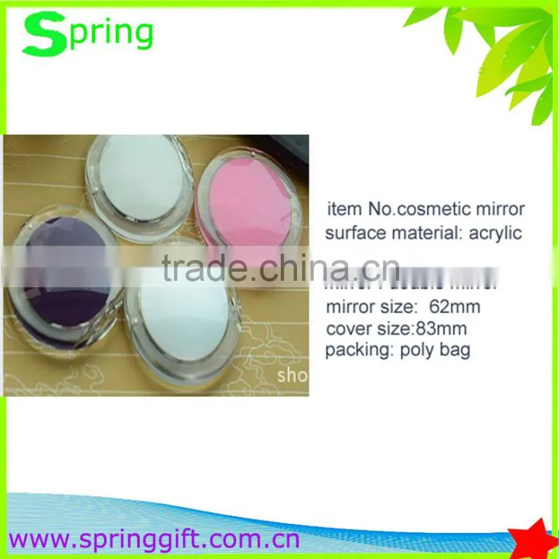 New design lady mirror Acrylic concave Mirror and cosmetic mini mirror