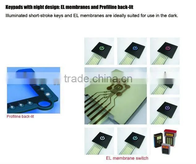 Membrane keypad switch with metal panel assembly