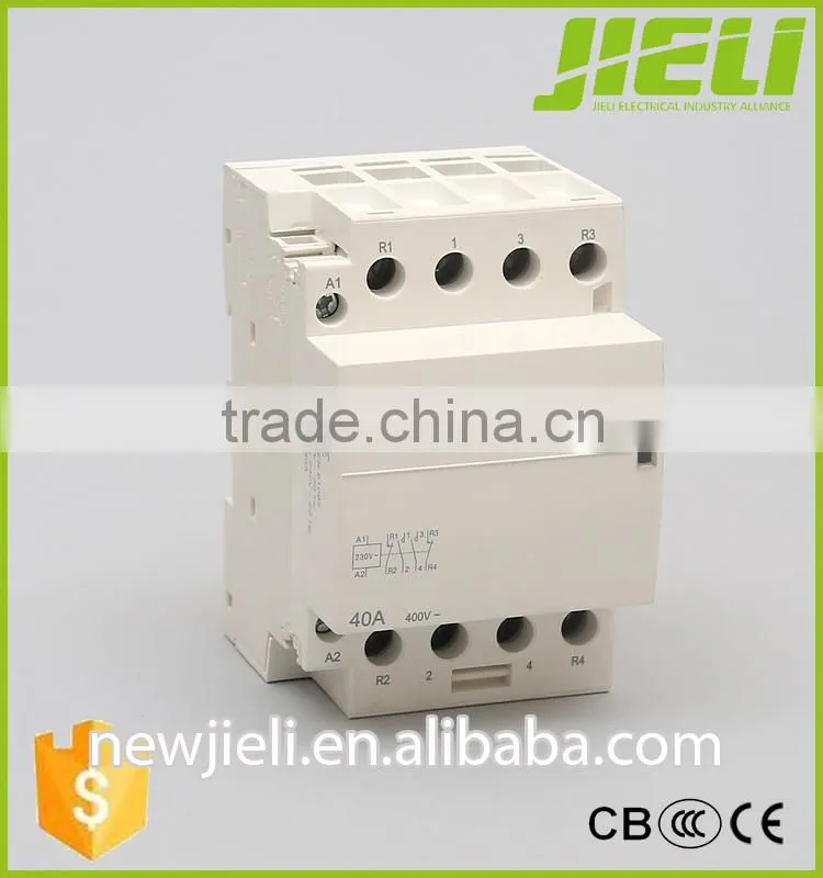 high quality 2NO+2NC 40A Home use modular Electric Contactor