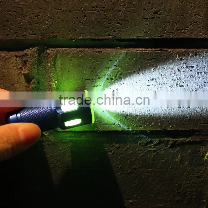 2015 New Design Useful Rotary Switch Mini LED Torch Light