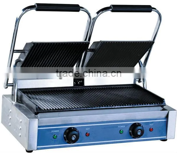 restaurant electric contact grooved grill ( CE approved )