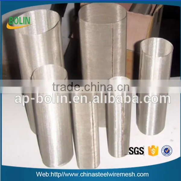 high quality stainless steel dutch weave filter cylindrical screen terp tubes (free sample)