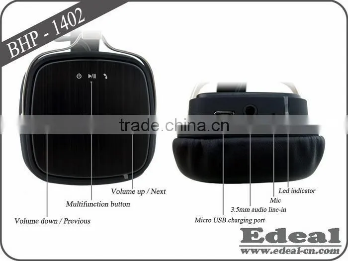 Good Bluetooth earphone bluetooth headphone with foldable strap