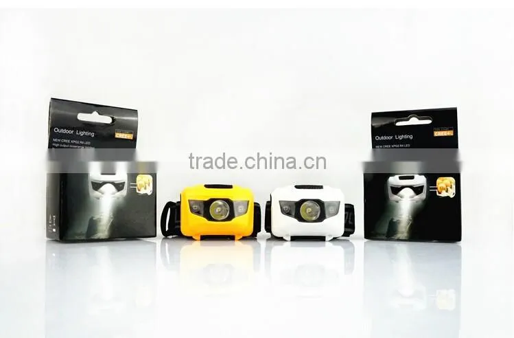 led headlamp with polyer battery