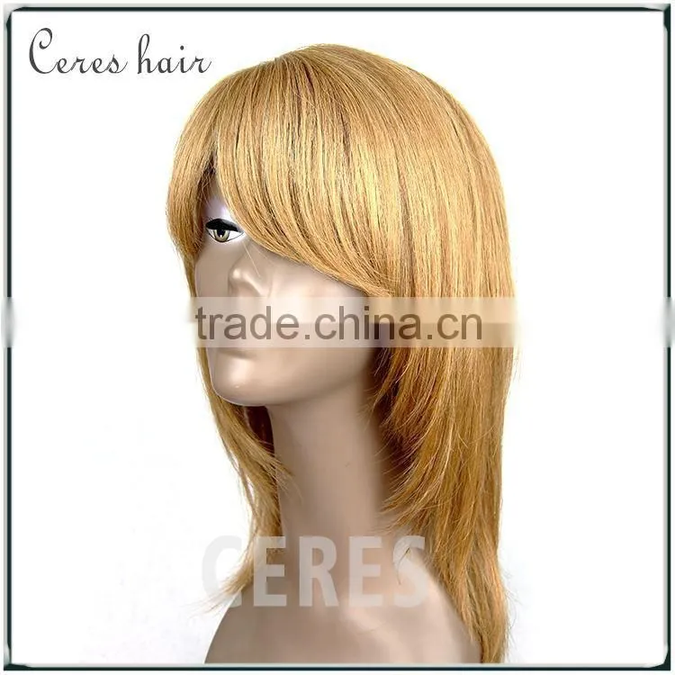 Alibaba express long 100% human hair lace front wig with baby hair, brazilain lace front wigs