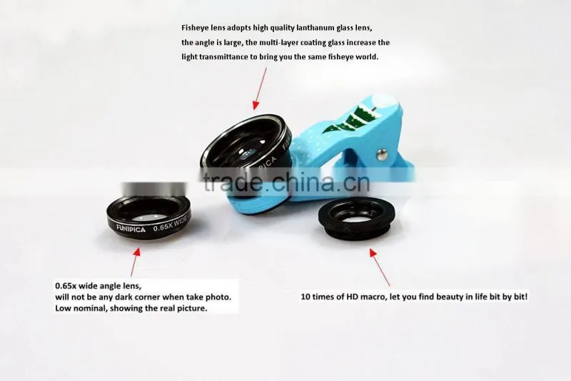 3 in 1 Mobile Lens Smartphone Lens,Zoom Lens for Mobile Phone,Mobile Phone Lens