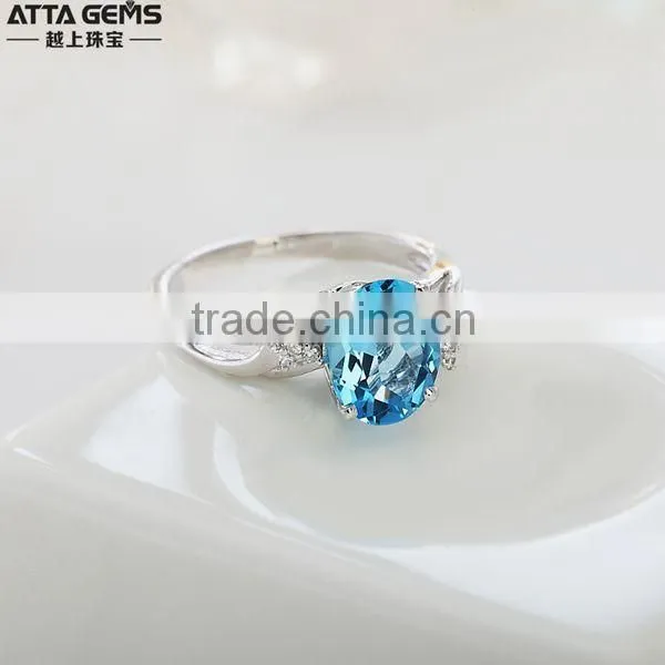 Gold gemstone ring latest style designs for women