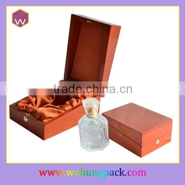 Luxury High Black Lacquer Wooden Perfume Box Design