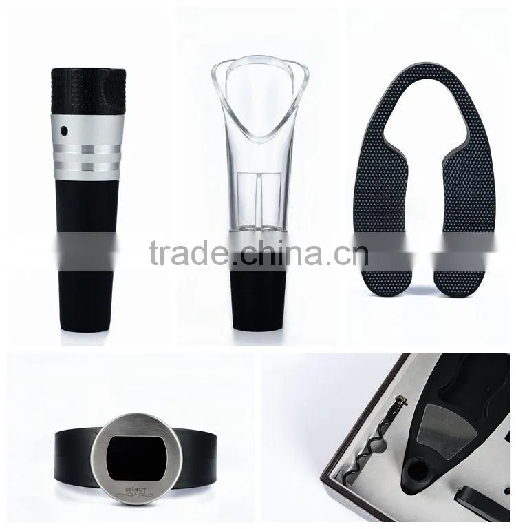 Super Quality Compact Ergonomic Fancy Stainless Steel Metal Elctric Wine Bottle Opener