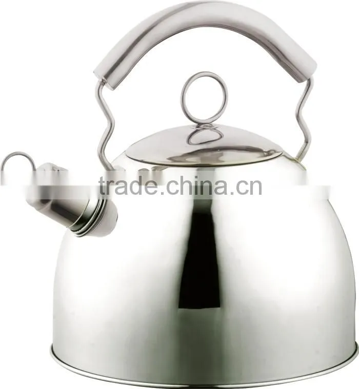 2016 Top Promotion silver whistling kettle stainless steel