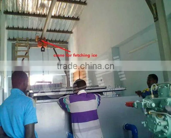 Large production electric block ice machine machine