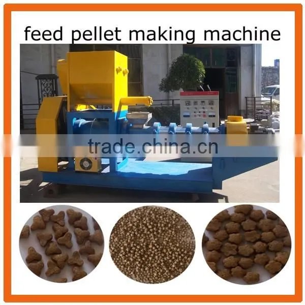 Hot selling animal feed machine/poultry feed pellet making machine/pet feed extruding machine
