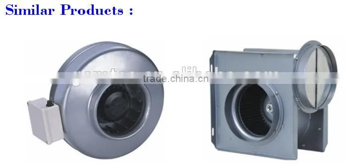 Electrical Metal Circular Duct Fan with Ball Bearing Motor