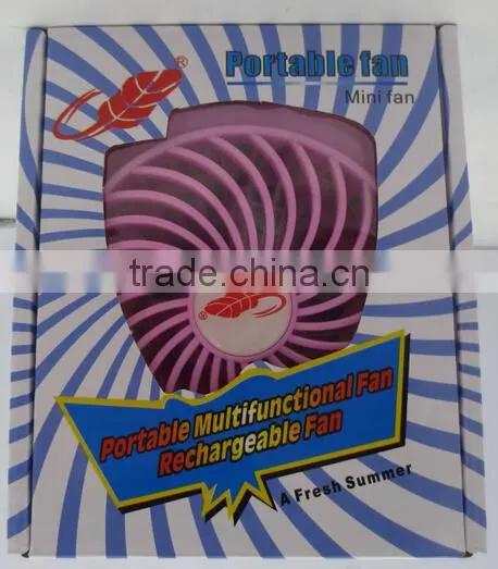18650 Battery Operated Usb Mini Desk Fans 3 speed with powerful wind