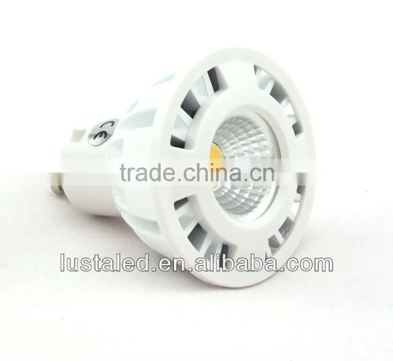 2014 NEW Hot Sale Bulb, AC/ DC 12V, GU10 Dimmable Spots Lights Lamp, 5w LED COB Spotlight GU10