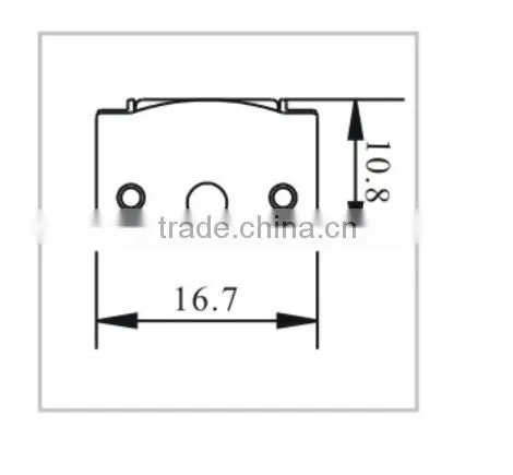 2016 newest 8mm 10mm led aluminum extrusion profile for Led Light Bar