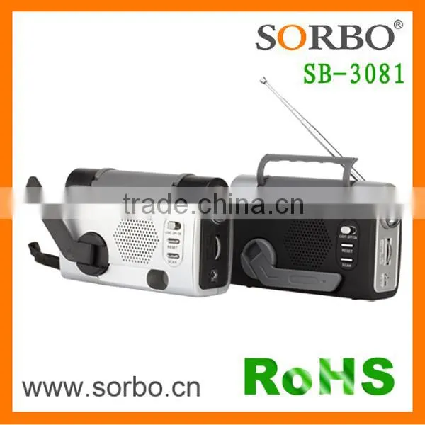 2016 Portable Wholesale LED Lantern Radio Scanner FM Radio
