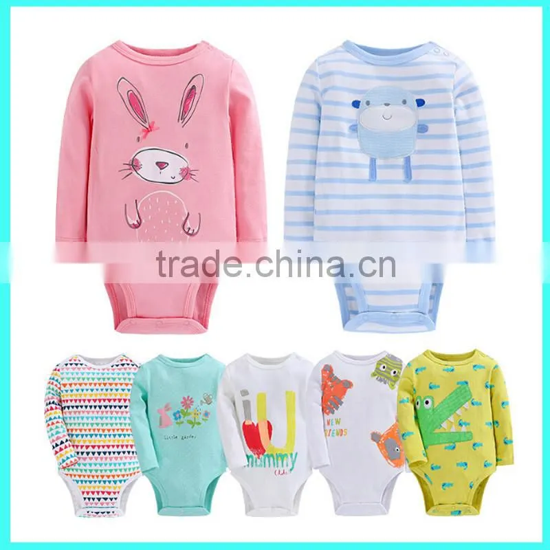 High quality autumn newborn soccer sport baby romper crotchless bodysuit