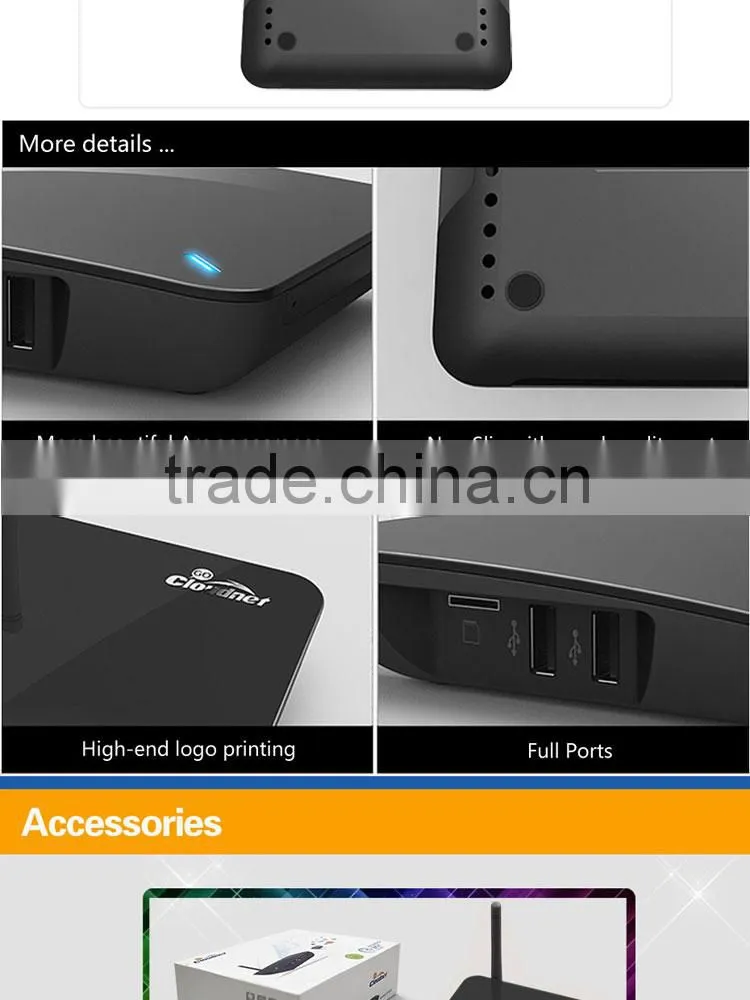 2016 Real Manufature for RK3288 Ultra Quad-core Android TV Box