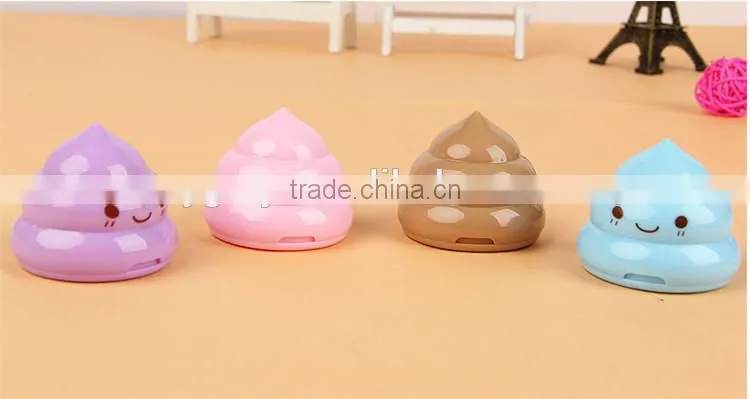 Korea Stationery Shit pencil sharpener Shape Double Orifice Double Pole Piece Office & School Supplies