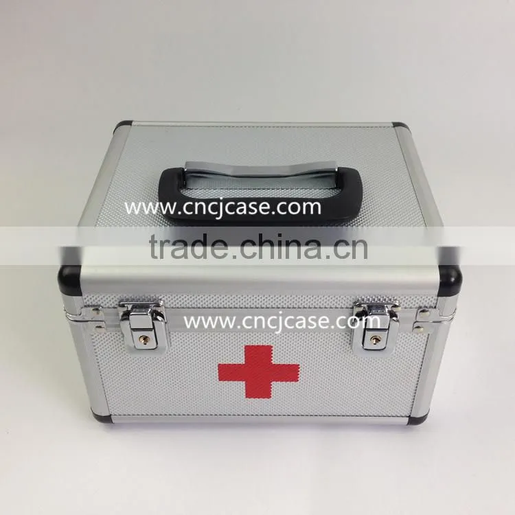 Potable aluminum medical case aluminum carrying case