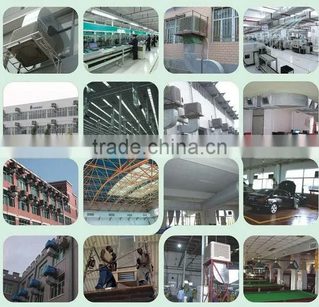 Low power consumption 18000m3/h outdoor air cooler