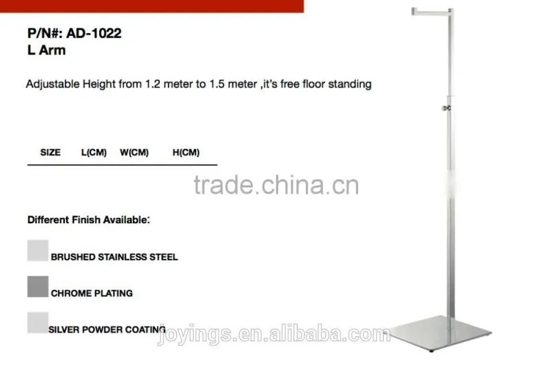 Joyings Floor Standing Metal Material Bag Hanger Stand